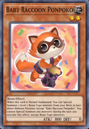 Baby Raccoon Ponpoko