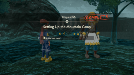 Setting Up the Mountain Camp