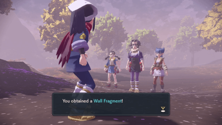 Pokemon Legends Arceus - Defeat Coin to Retrieve the Wall Fragment