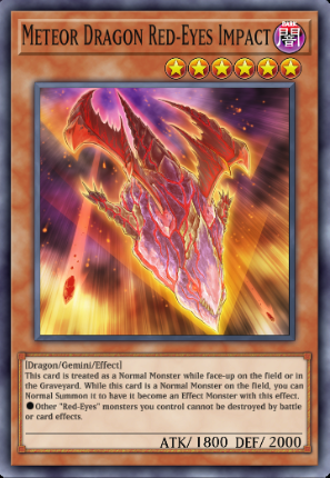Meteor Dragon Red-Eyes Impact