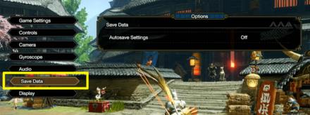 MH Rise - How to Disable Autosave Step 2