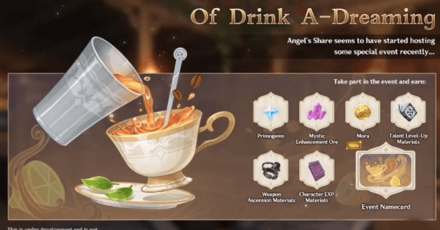 Genshin - Event - Of Drink A-Dreaming