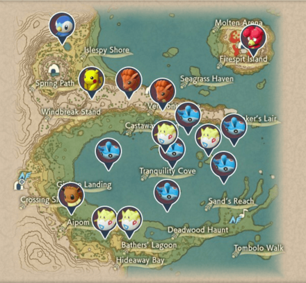 Pokemon Legends Arceus - Cobalt Coastlands Rare Pokemon Locations
