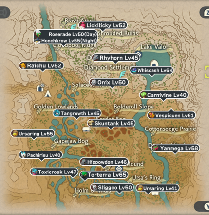 Crimson Mirelands Alpha Pokemon Map.png