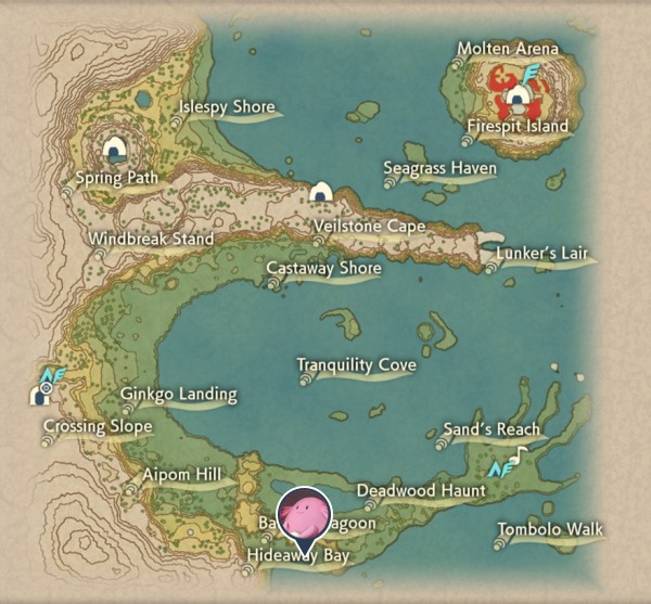 Chansey Cobalt Coastlands Map Locations