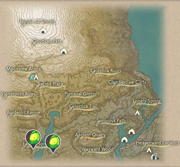 Budew Coronet Highlands Map Locations