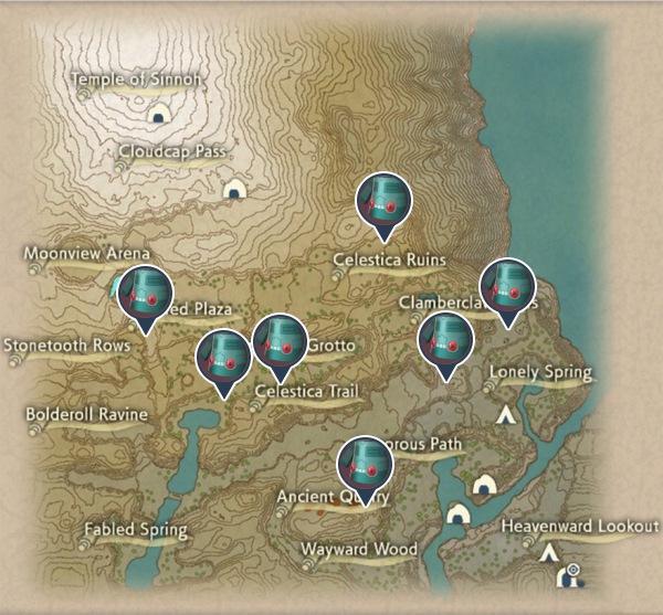 Bronzong Coronet Highlands Map Locations