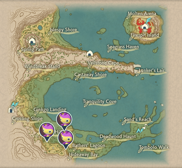 Aipom Cobalt Coastlands Map Locations
