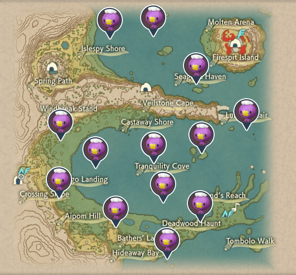 Drifloon Cobalt Coastlands Map Locations
