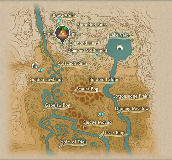 Bonsly Crimson Mirelands Map Locations