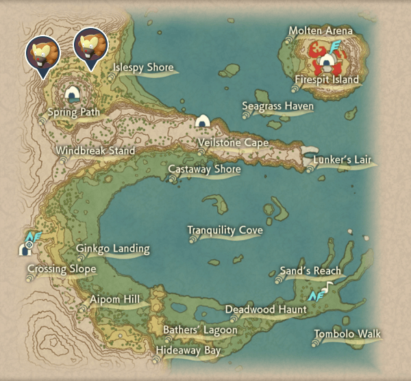 Bibarel Cobalt Coastlands Map Locations