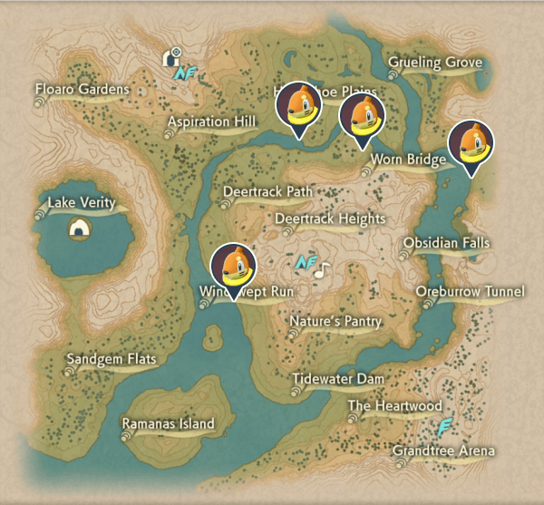 Buizel Obsidian Fieldlands Map Locations