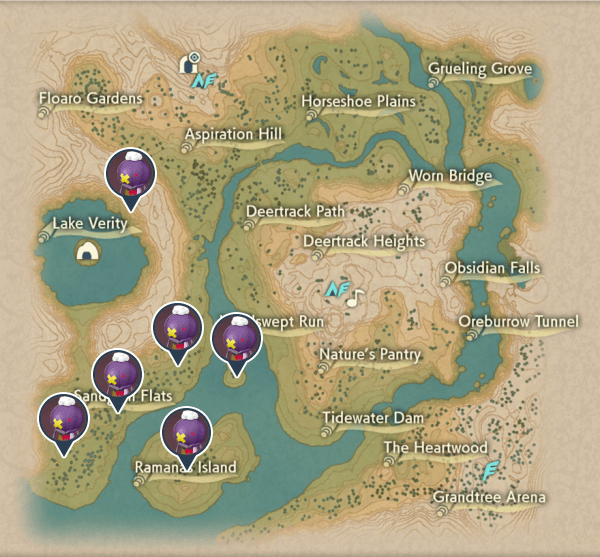 Drifblim Obsidian Fieldlands Map Locations