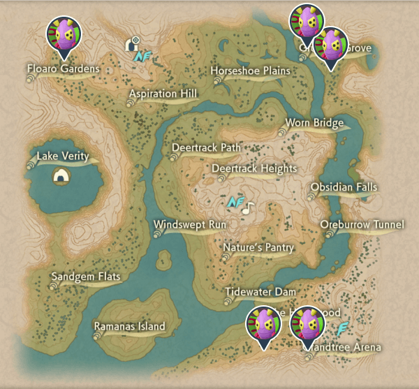 Dustox Obsidian Fieldlands Map Locations