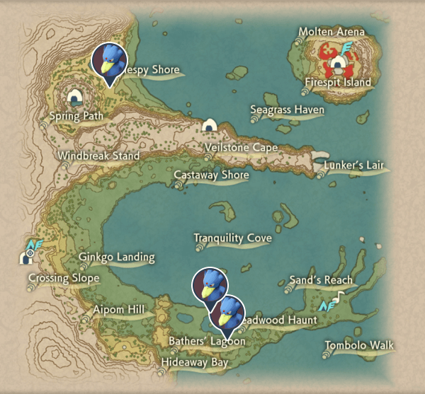 Golduck Cobalt Coastlands Map Locations