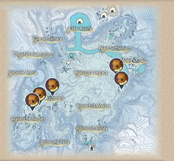 Eevee Alabaster Icelands Map Locations