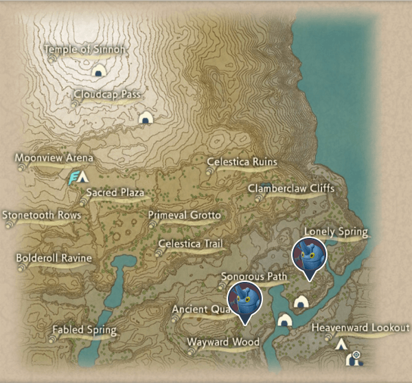 Heracross Coronet Highlands Map Locations