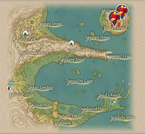 Magmar Cobalt Coastlands Map Locations
