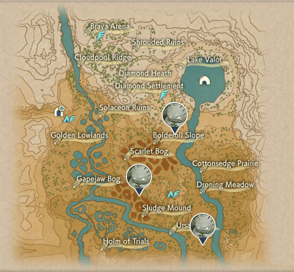Graveler Crimson Mirelands Map Locations