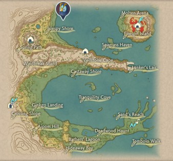 Prinplup Cobalt Coastlands Map Locations