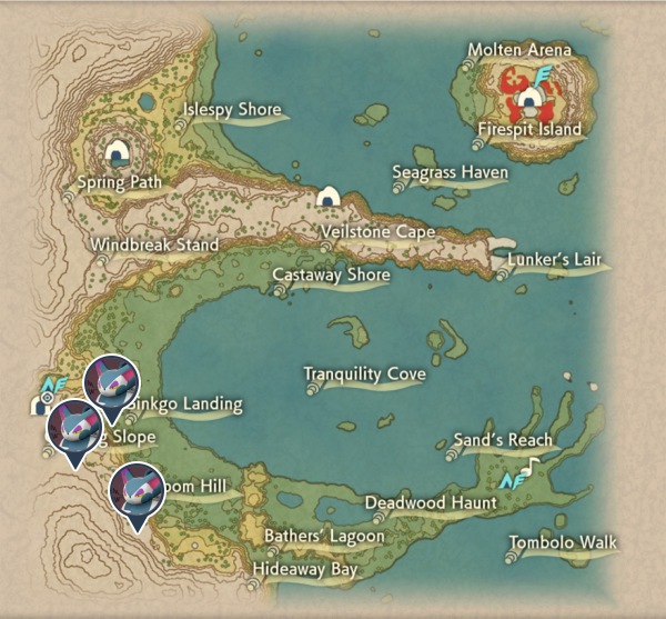 Purugly Cobalt Coastlands Map Locations