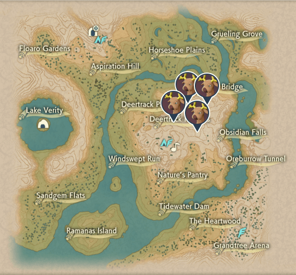 Stantler Obsidian Fieldlands Map Locations