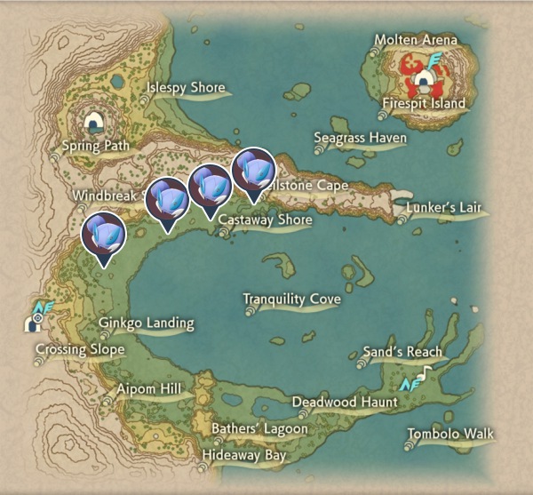 Skorupi Cobalt Coastlands Map Locations