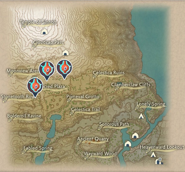 Rotom Coronet Highlands Map Locations