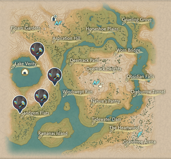 Luxray Obsidian Fieldlands Map Locations