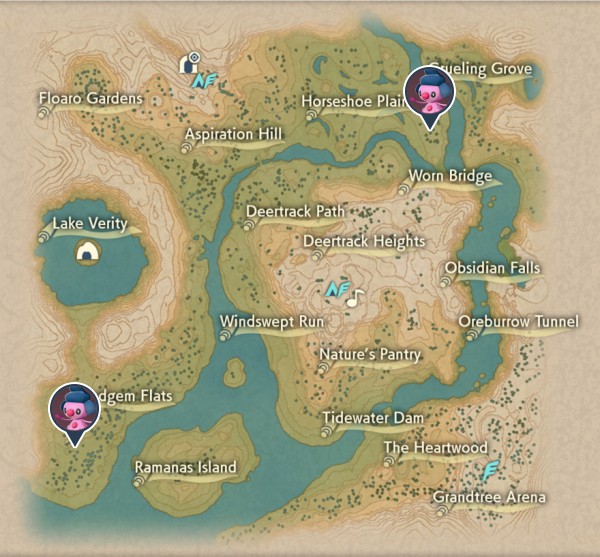 Mime Jr. Obsidian Fieldlands Map Locations
