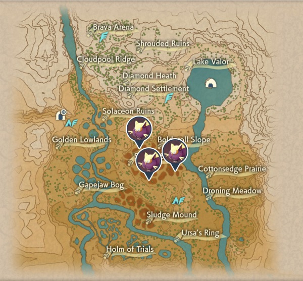 Stunky Crimson Mirelands Map Locations