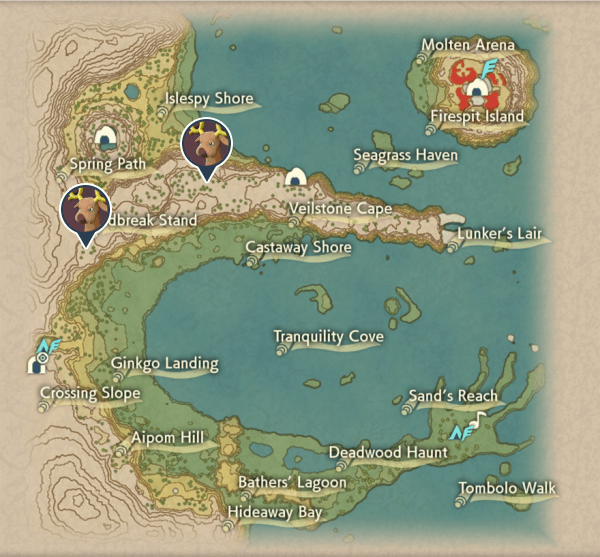 Stantler Cobalt Coastlands Map Locations