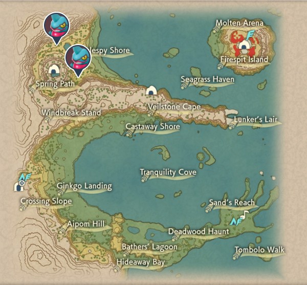 Toxicroak Cobalt Coastlands Map Locations