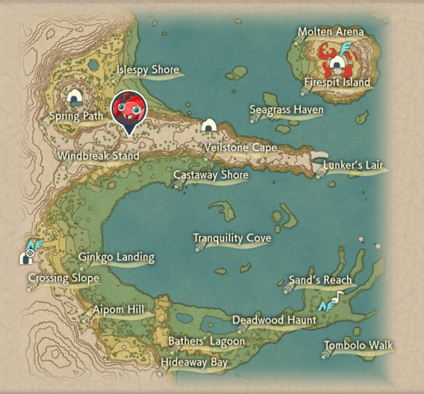 Paras Cobalt Coastlands Map Locations