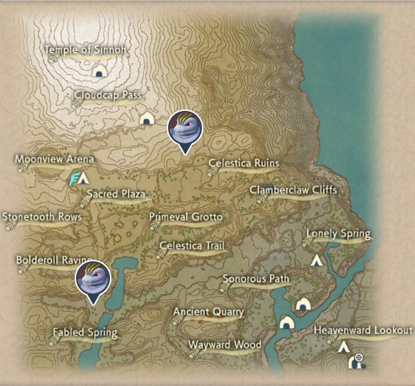 Machoke Coronet Highlands Map Locations