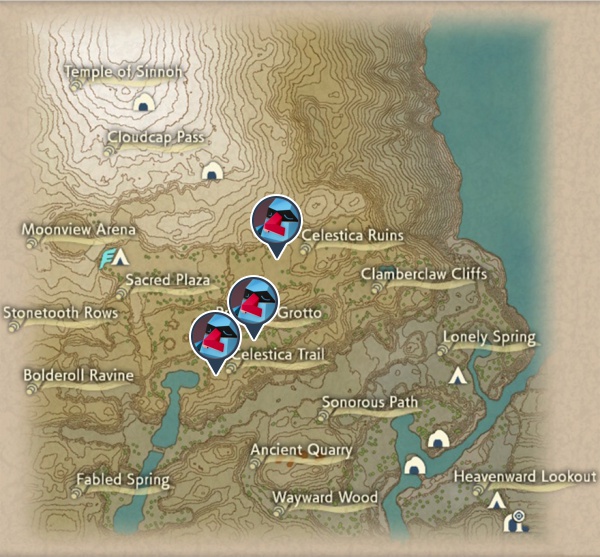 Nosepass Coronet Highlands Map Locations