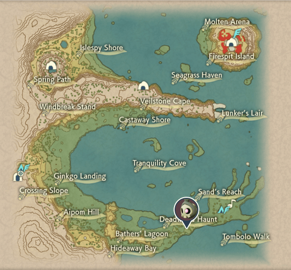 Duskull Cobalt Coastlands Map Locations