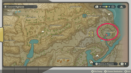 Cherrim Location Coronet Highlands