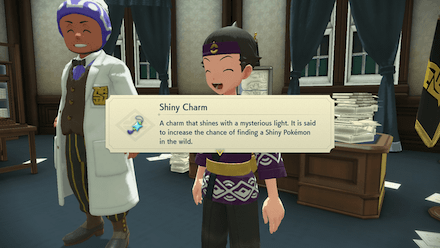 Pokemon Legends Arceus - Obtained Shiny Charm