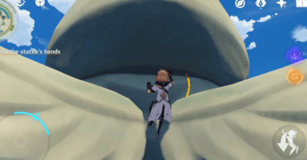 Genshin - Eight Locales Day 3 Request - Climb up the Statue