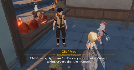 Genshin - Eight Locales Day 3 - Head to the Wanmin Restaurant