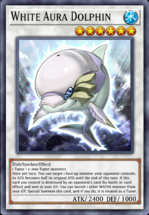 White Aura Dolphin