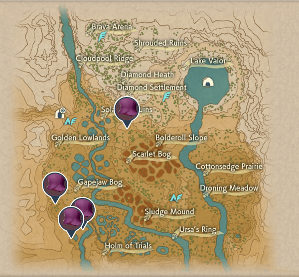 Cherrim Crimson Mirelands Map Locations