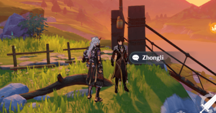 Genshin - Lantern Rite Zhongli Location 6 - Qingce Village