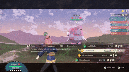 Lilligant vs. Alpha Blissey