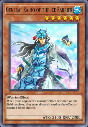 General Raiho of the Ice Barrier
