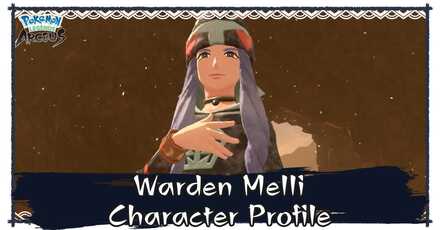 Legends Arceus - Warden Melli character profile