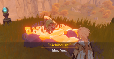 Genshin - Kichiboushi Day 4 - Talk to Kichiboushi again