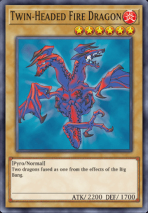 Twin-Headed Fire Dragon