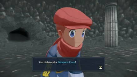 Get the Griseous Core in Turnback Cave